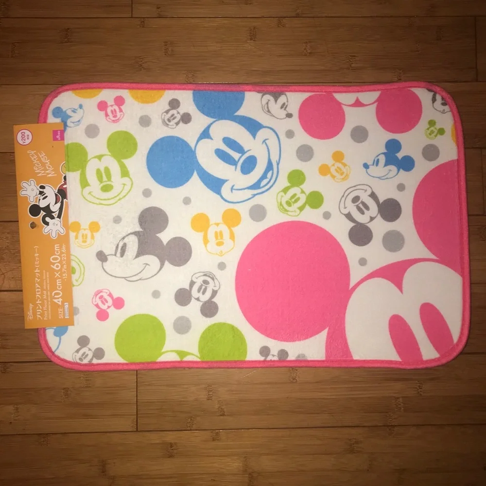 💗 Disney x Daiso Japan Retro Mickey Floor Mat